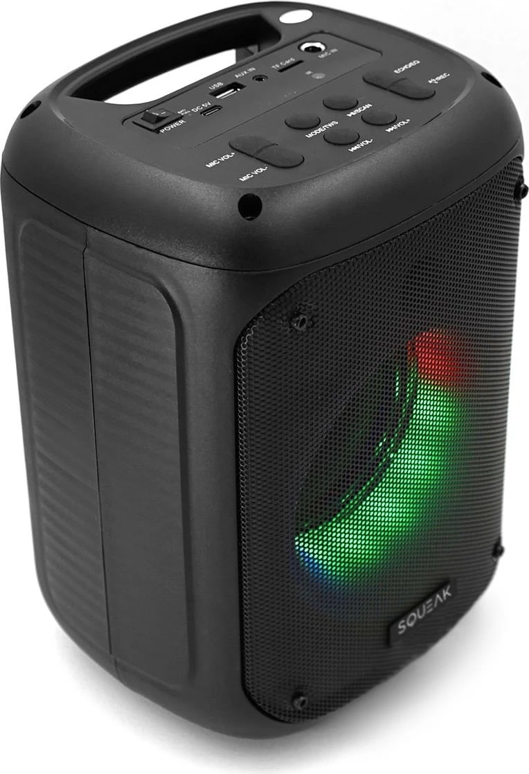 Altoparlant Bluetooth SQUEAK Beatflow SQ1005 me mikrofon, Karaoke, i zi
