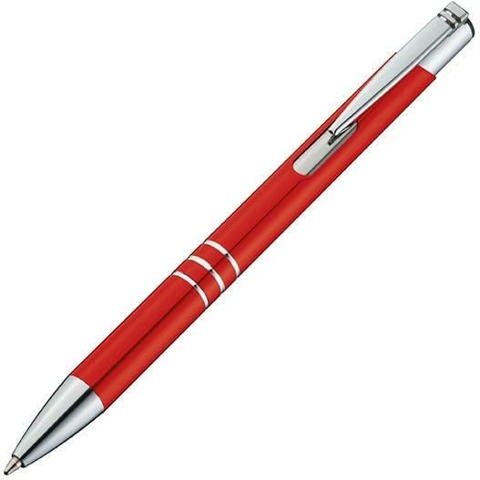 Stilolaps metalik MACMA 23080-02, i kuq me detaje argjendi