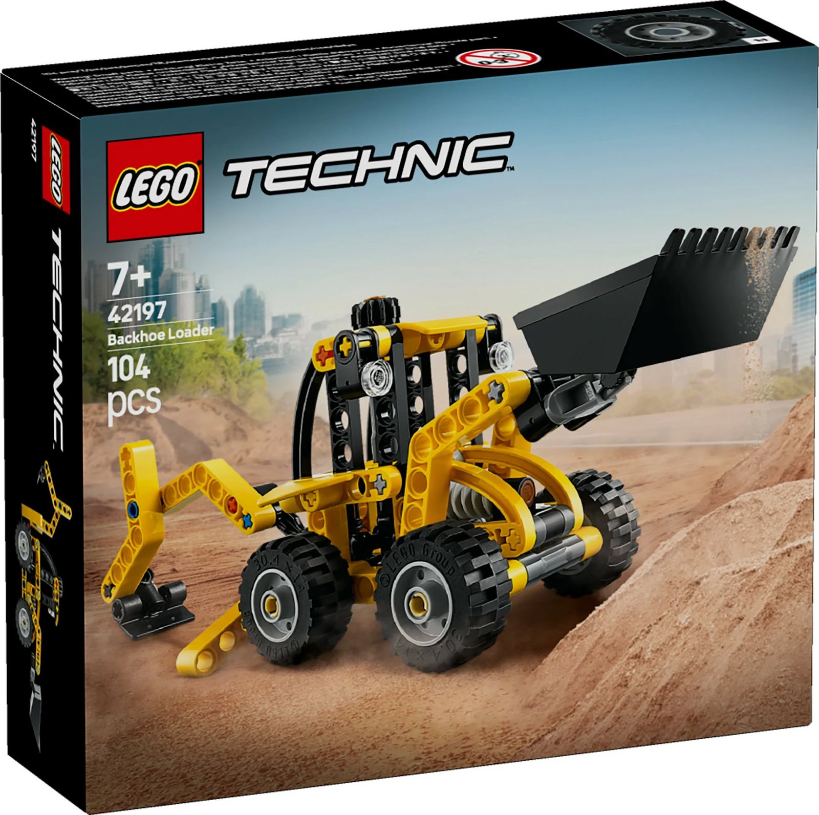 Set ndërtimi LEGO Technic 42197 Baggerlader, 104 pjesë, multikolor