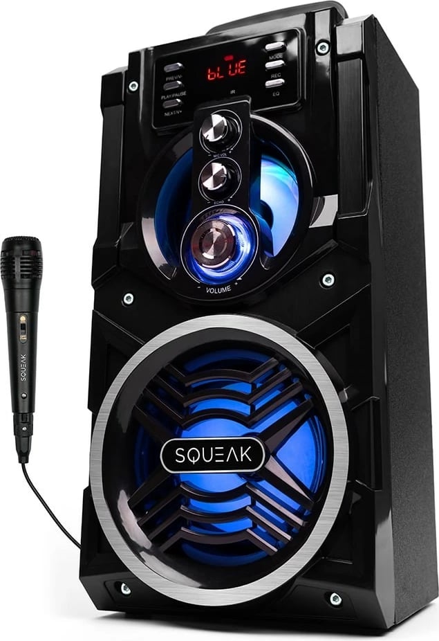 Altoparlant portativ Bluetooth SQUEAK SQ1000 Beatboxer me karaoke, 20W, i zi