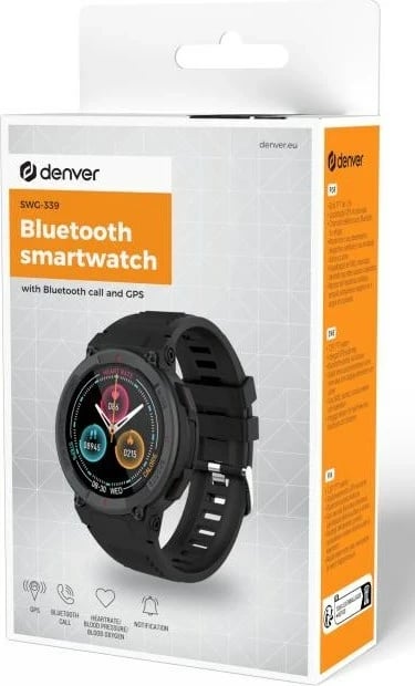 Smartwatch Denver SWG-339, 1.39", GPS, Bluetooth 5.3, E zezë