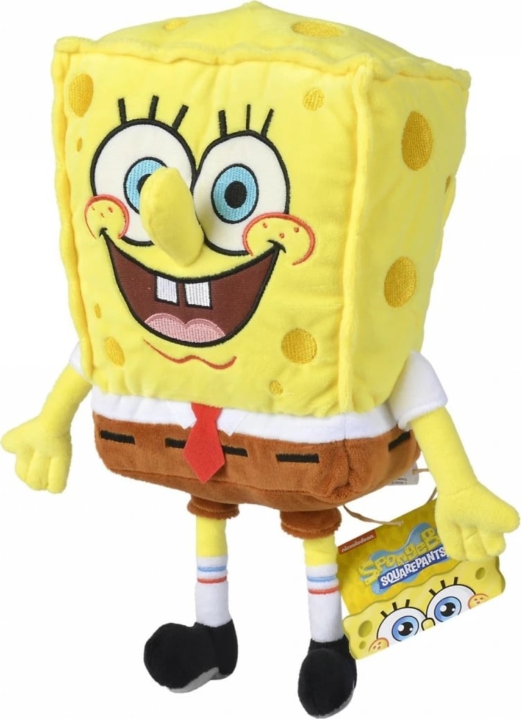 Lodër pelushi Simba SpongeBob SquarePants 35 cm, shumëngjyrëshe