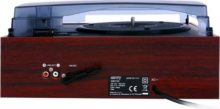 Gramafon, Camry CR 1113, 33/45/78 RPM, radio FM/AM, altoparlantë të integruara, LCD, AUX/RCA