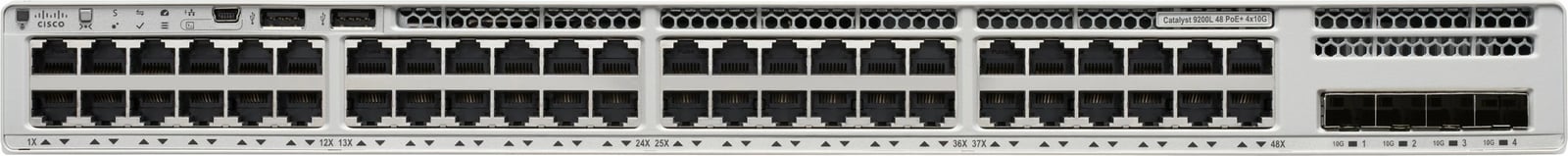 Switch Cisco Catalyst 9200L 48-portë, PoE+, Stackable, Gigabit Ethernet