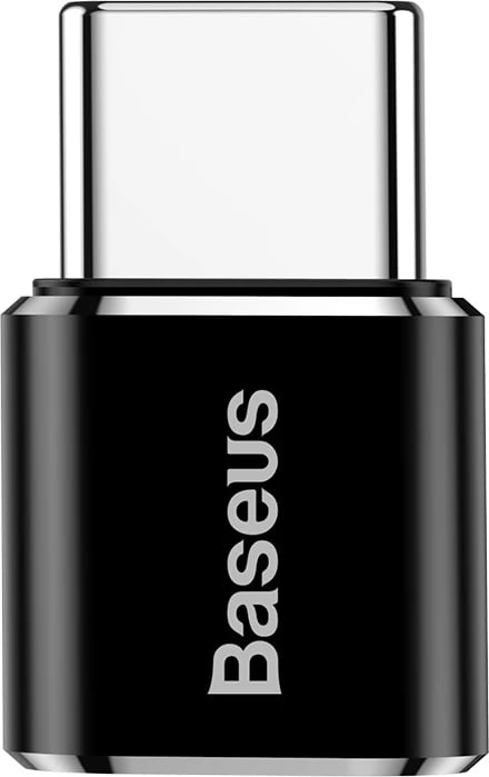 Adapter Baseus Mini CAMOTG-01, micro USB në USB-C, i zi