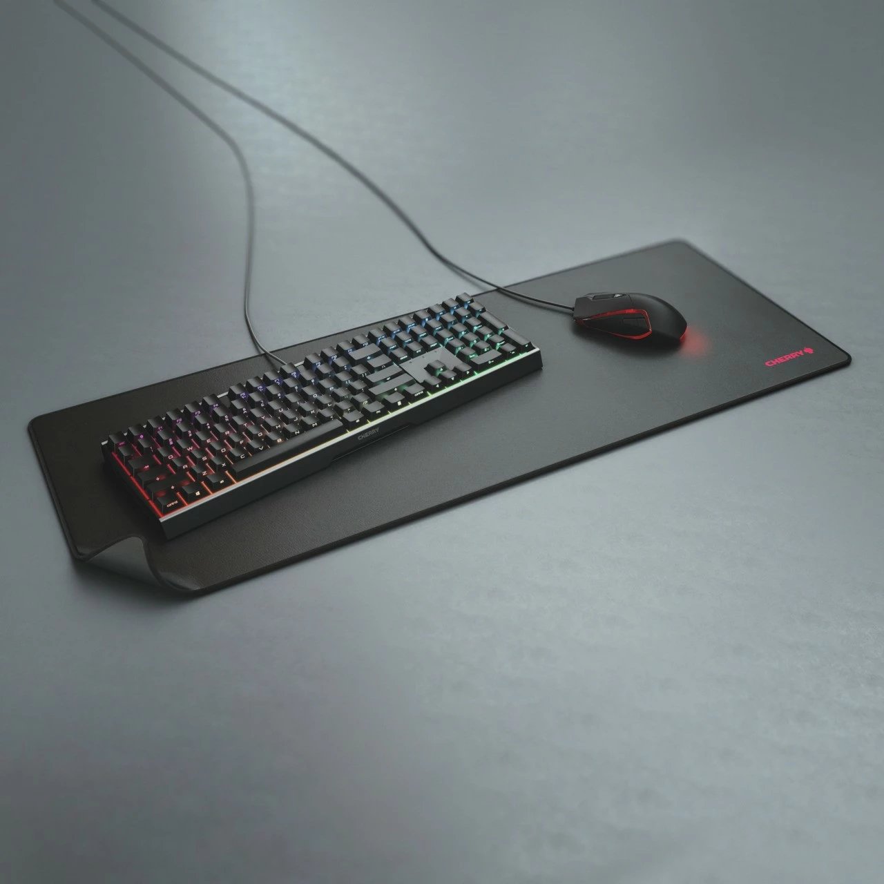 Mauspad Cherry MP 2000 PREMIUM XXL, Gaming, 800 x 350 x 5 mm, e zezë
