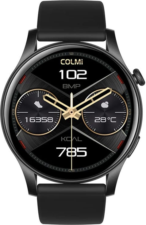 Smartwatch Colmi V73, 1.43" AMOLED, për iOS/Android, i zi