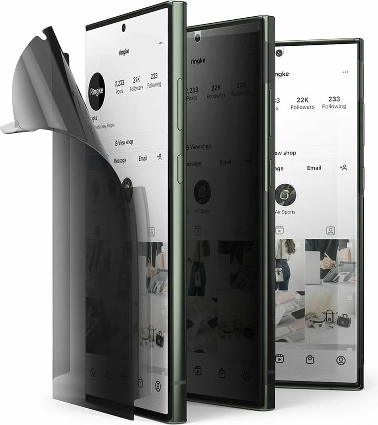Mbrojtës ekrani privatësie Ringke Dual Easy për Samsung Galaxy S23 Ultra