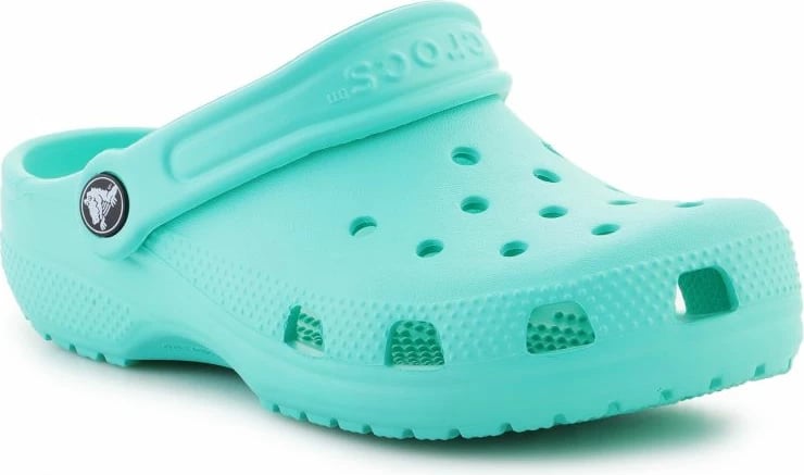 Papuqe Crocs për fëmijë, blu dhe gjelbër