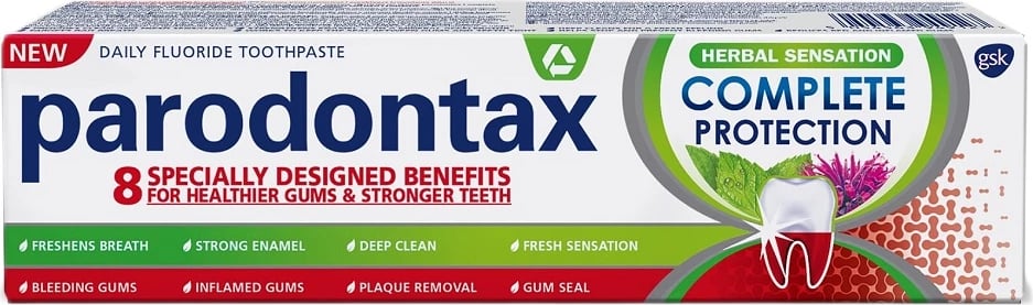 Pasta dhëmbësh Parodontax Complete Protection Herbal 75ml