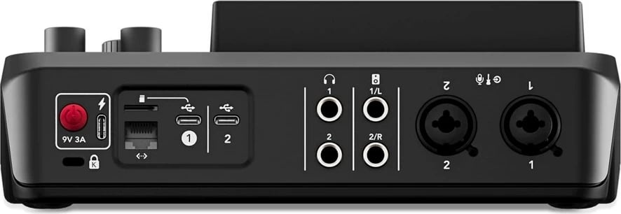 Mikser audio RODE Caster Duo, 23 butona, i zi