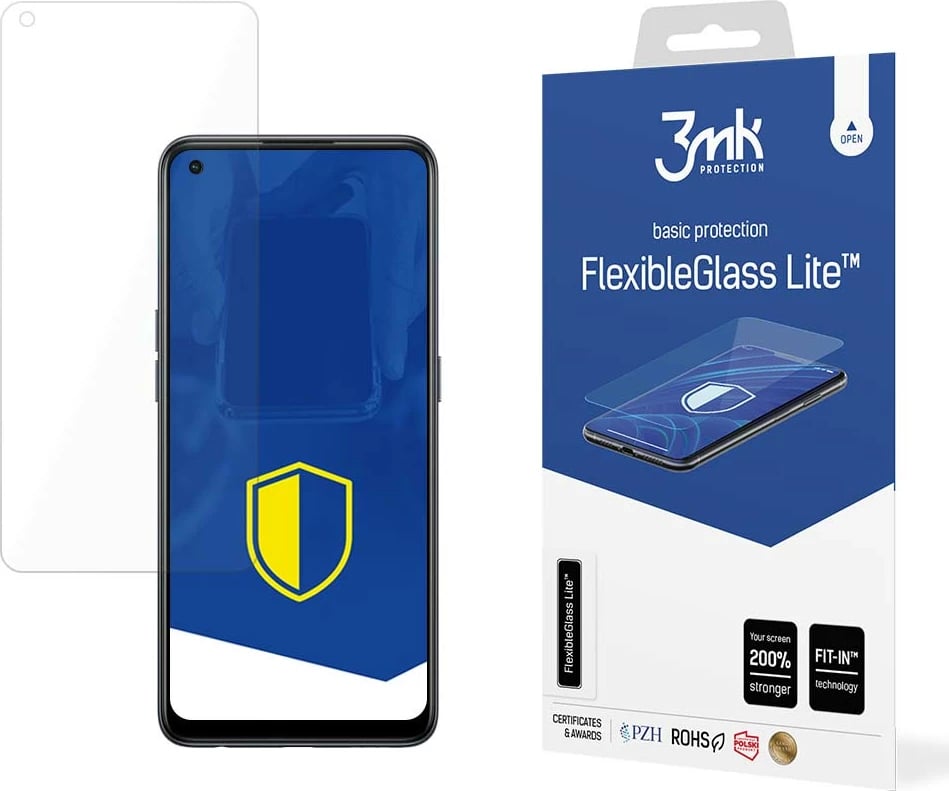 Xham hibrid mbrojtës për ekran, 3mk Protection FlexibleGlass Lite, për Oppo Reno 8T, ultra i hollë