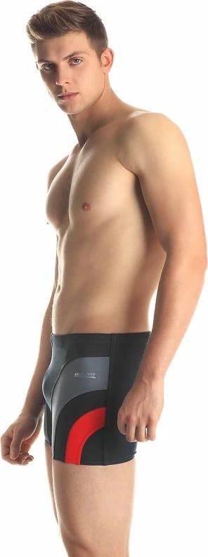 Shorce noti për meshkuj AQUA-SPEED, gri të kuqe