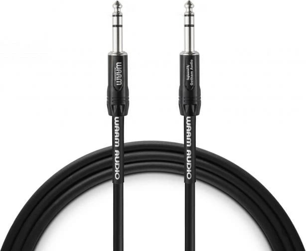 Kabllo audio WARM AUDIO PRO-TRS-20, 6.1 m, 6.35mm TRS, E zezë
