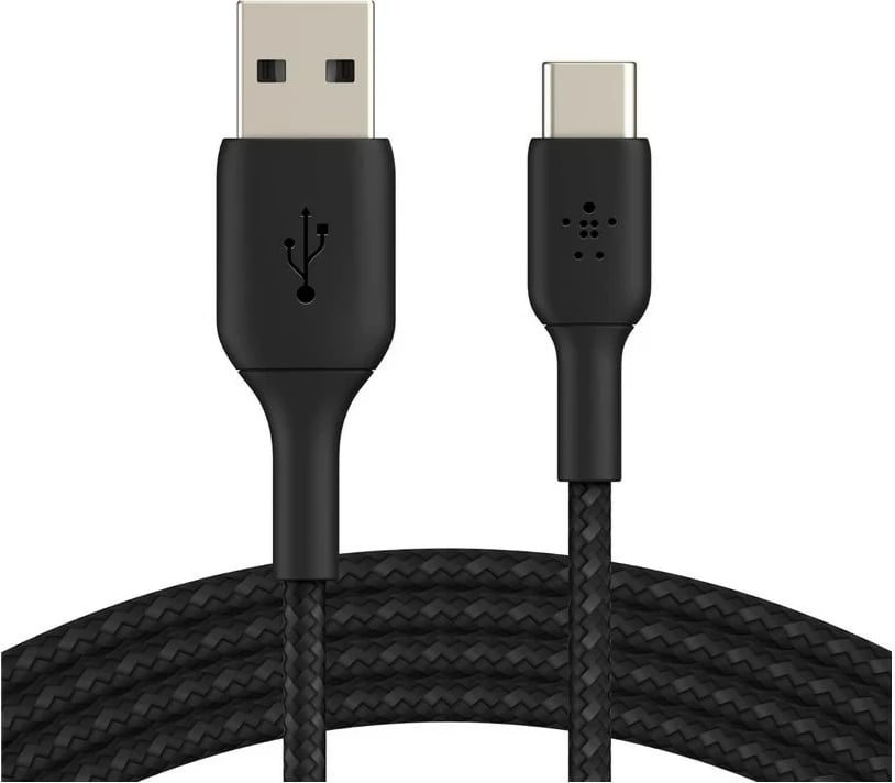 Kabllo Belkin CAB002BT0MBK, 0.15 m, USB A, USB C, ngjyrë e zezë