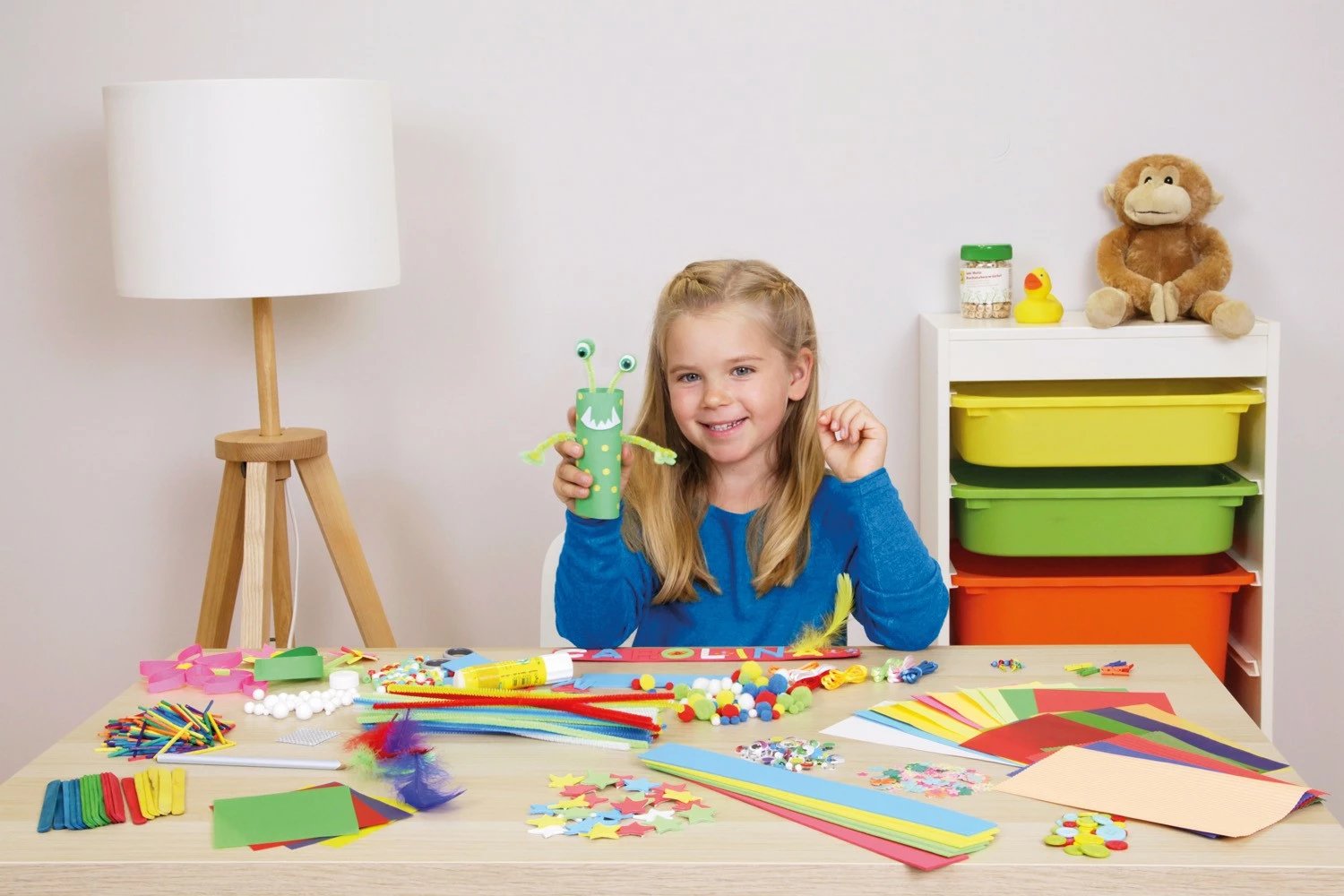 Set kreativ Lena Premium Handicrafts, 1300 pjesë, shumëngjyrësh Set kreativ Lena Premium Handicrafts, 1300 pjesë, shumëngjyrësh