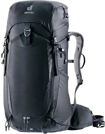 Çantë shpine Deuter Trail PRO 34 SL për femra, e zezë