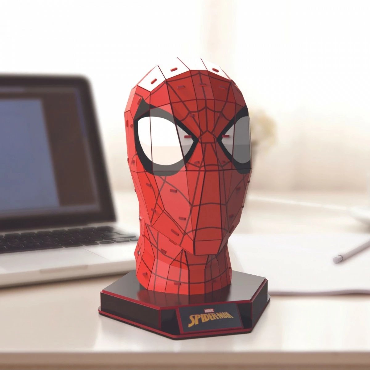 Puzzle 4D Spin Master Spider-Man Maskë, 82 pjesë, plastikë, kuqe