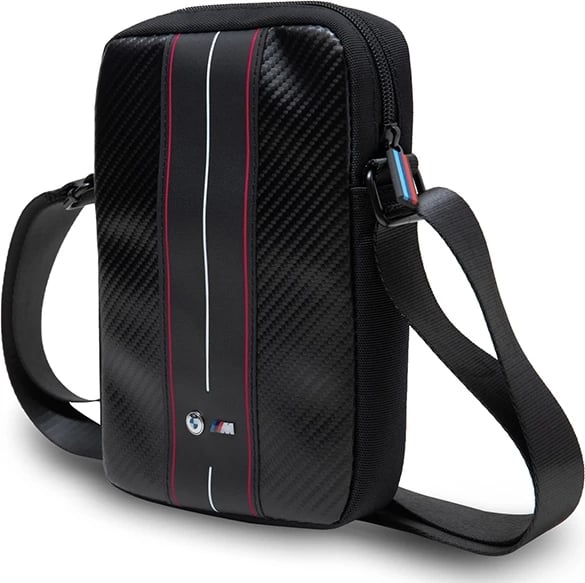 Çantë tablet BMW Carbon Red Stripe, 10 inç, e zezë
