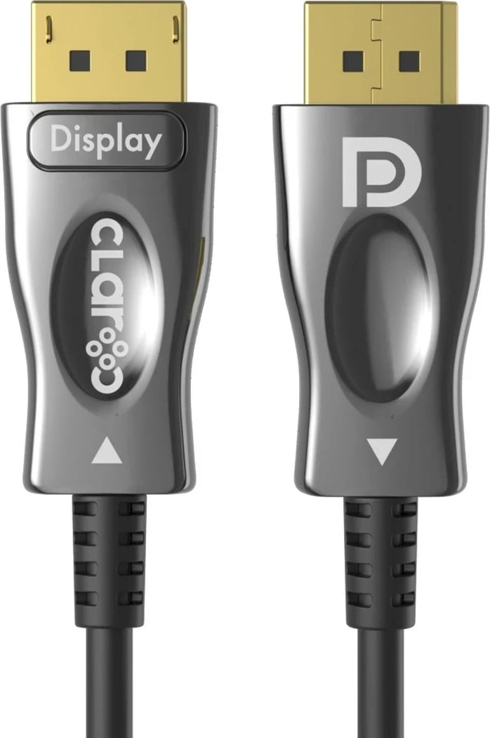 Kabllo optike Claroc DisplayPort 1.4 AOC 8K 15 m, ngjyrë zi-gri
