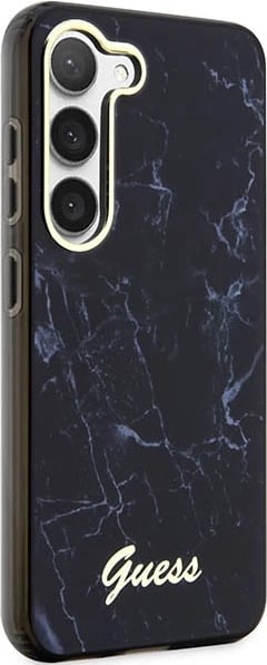 Mbështjellës Guess GUHCS23SPCUMAK për Samsung Galaxy S23, hardcase, i zi