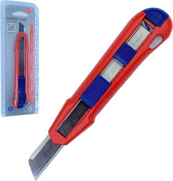 Thikë Knipex CutiX, 165 mm, e zezë, e kuqe, blu