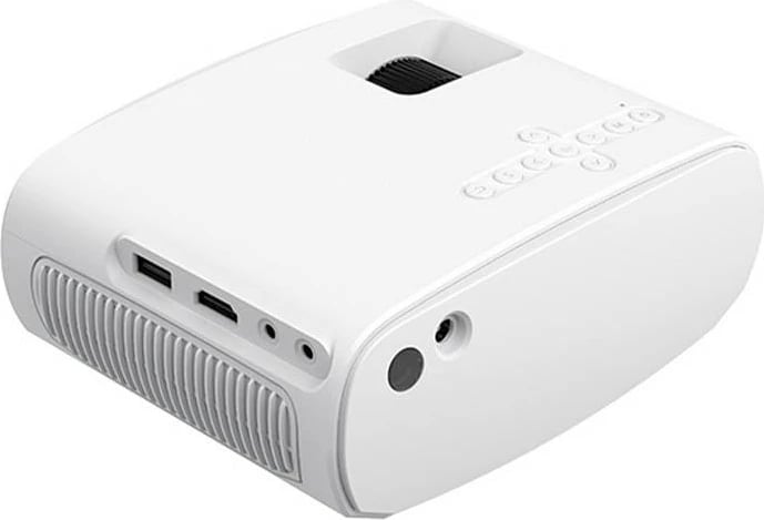 Projektor wireless Havit PJ207 PRO, 1280x720p, Android TV 9.0, Wi-Fi, Bardhë