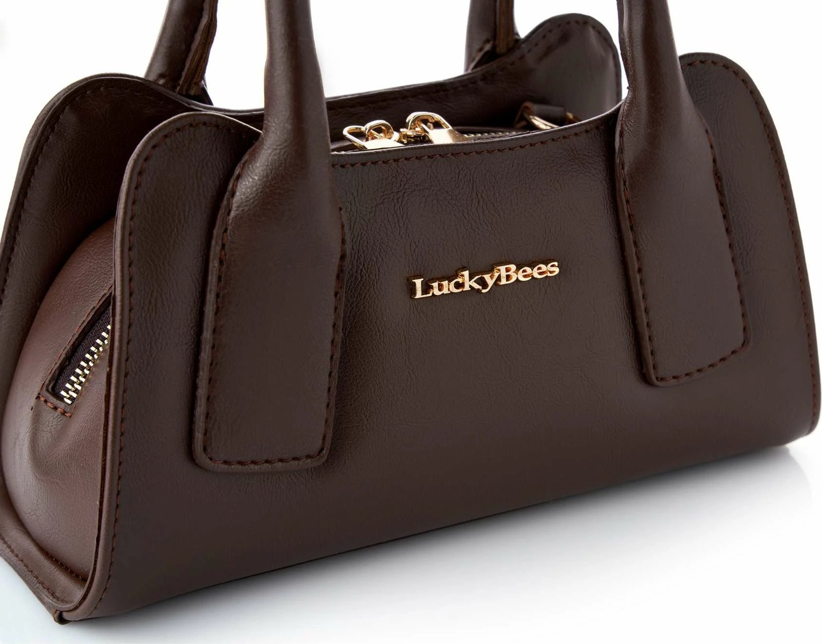 Çantë dore Lucky Bees, Lana, ngjyrë çokollatë