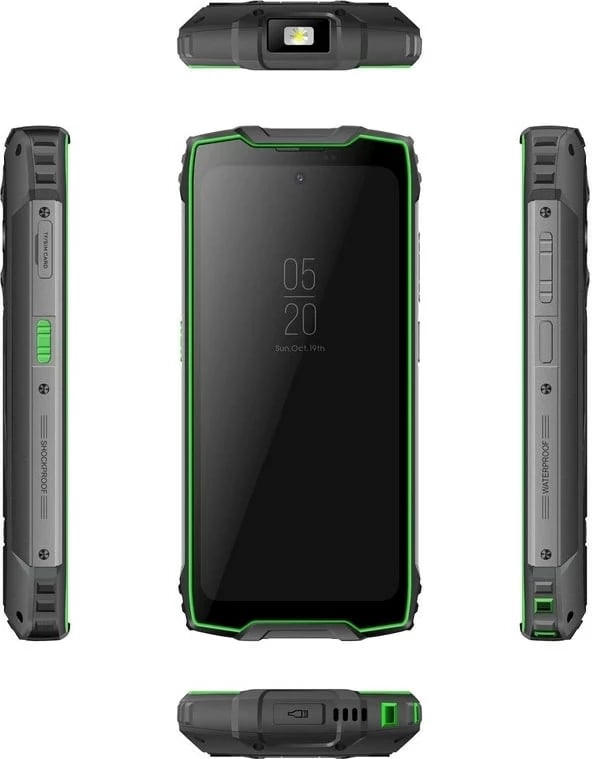 Celular Blackview BV9300 Pro, 12 GB RAM, 256 GB, 15080 mAh, Gjelbër