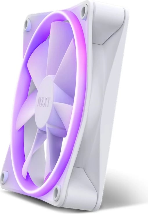Set ventilatorë për kasë NZXT F120 RGB, 12 cm, 3 copë, Bardhë