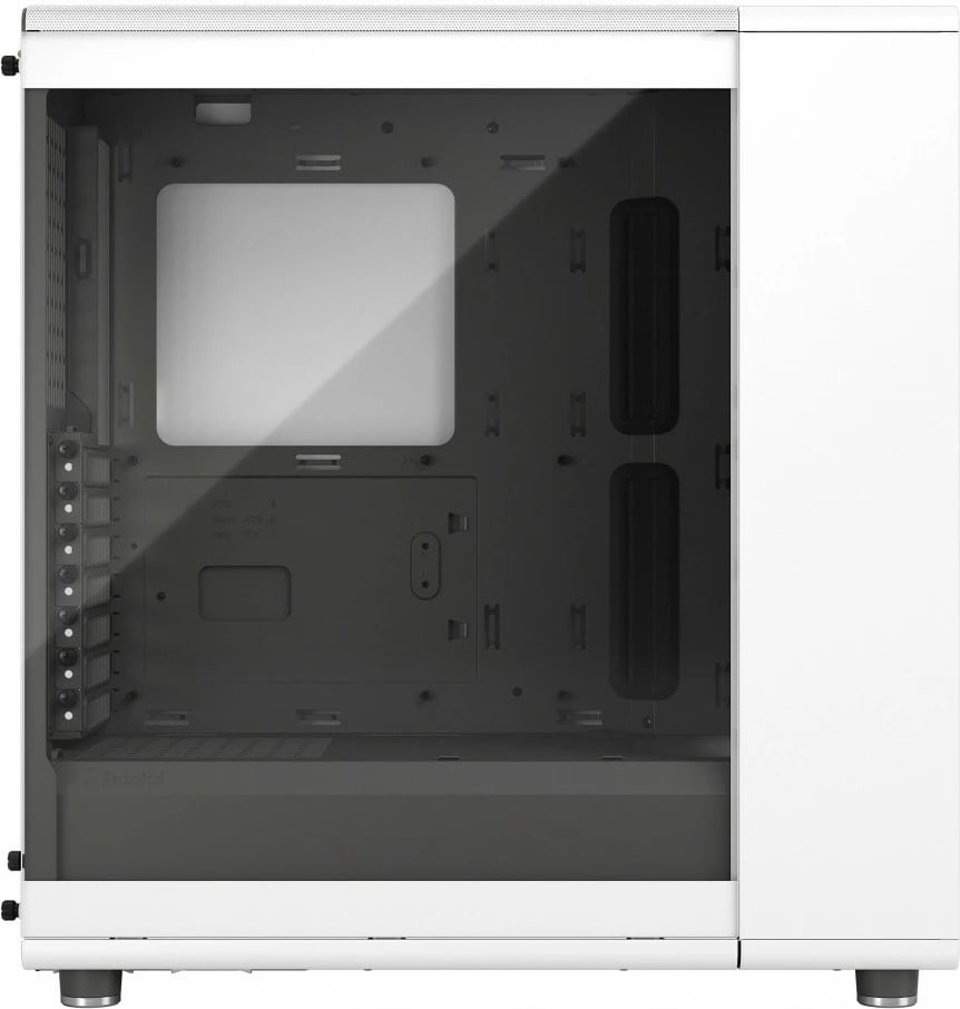 Kasë Fractal Design North Chalk White TG Clear Tint, ATX, xham i temperuar, e bardhë