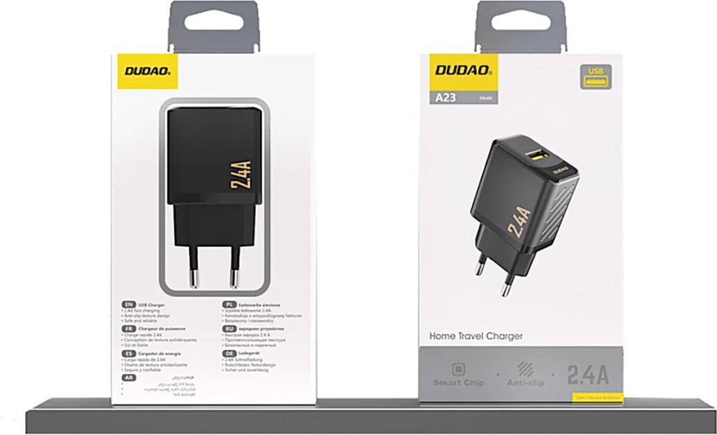 Karikues muri Dudao A23, 2.4A, 1x USB-A, i zi