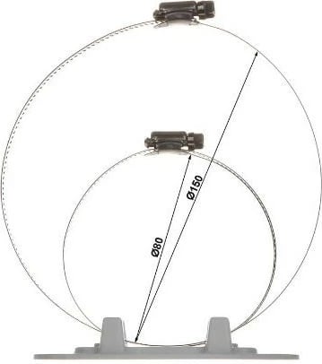 Adapter për kamerë Dahua PFA152-E, për shtyllë, i bardhë