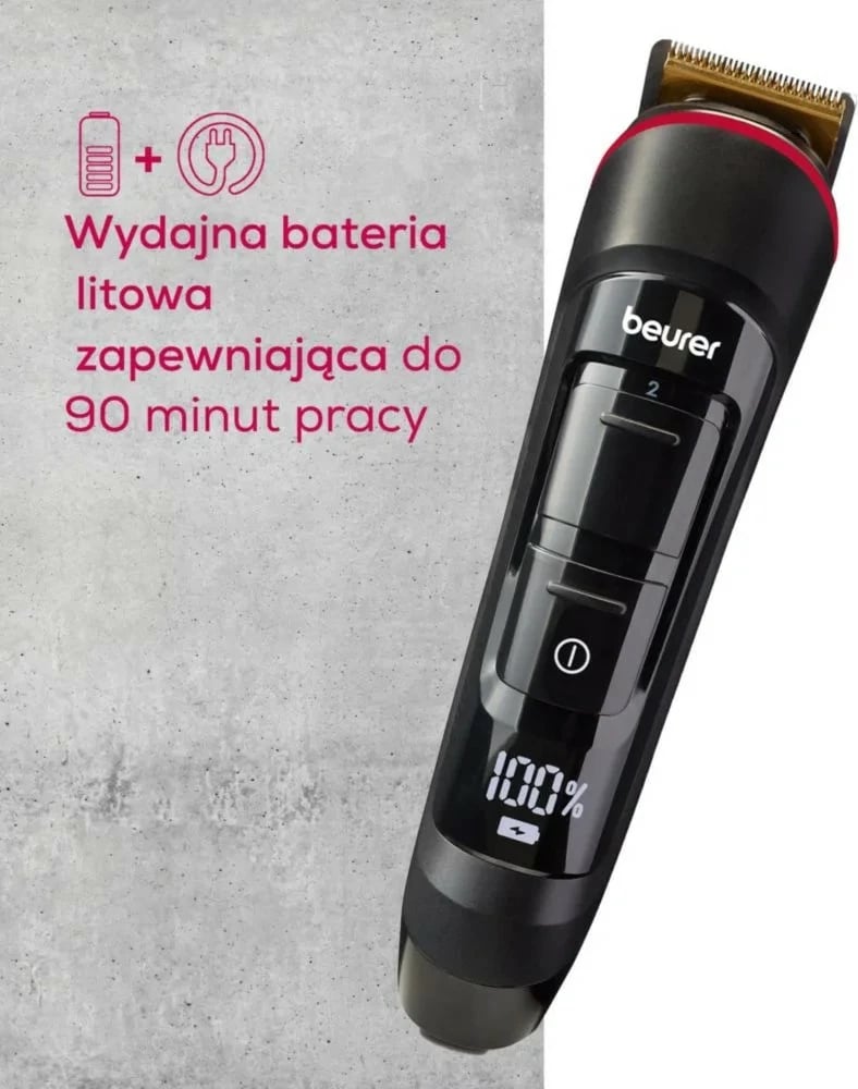 Makinë rroje Beurer MN4X për mjekër, e zezë Makinë rroje Beurer MN4X për mjekër, e zezë