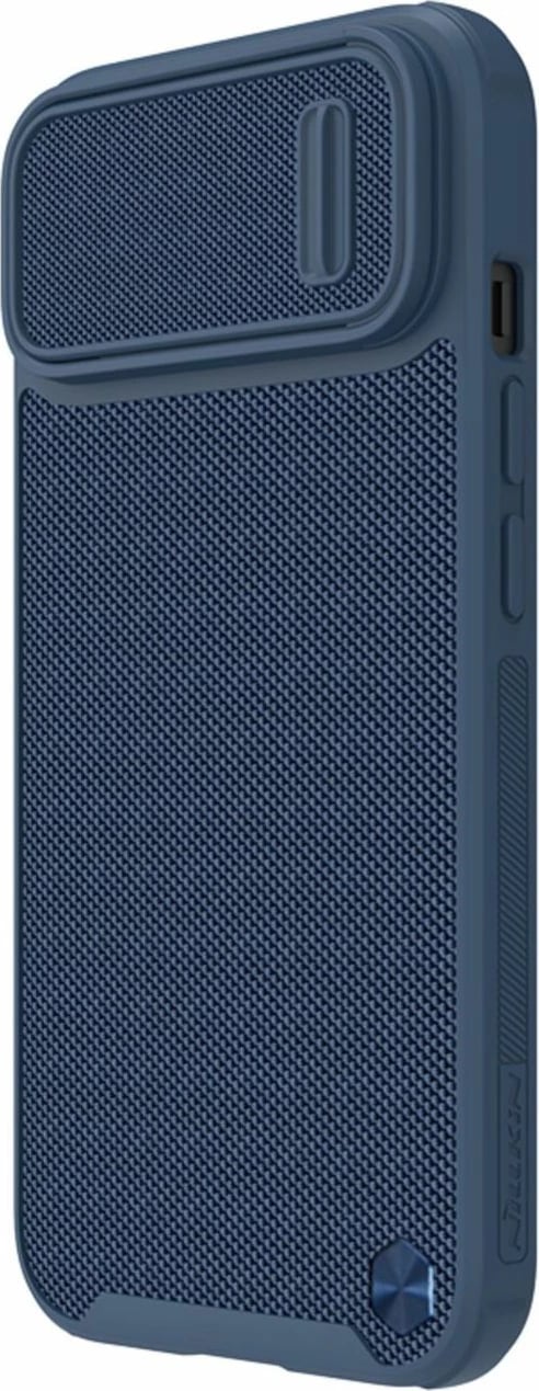 Mbështjellës Nillkin Textured S Case për iPhone 14, me kapak kamere, kaltër