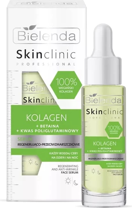 Serum për fytyrë për femra Bielenda Skin Clinic Professional Collagen Regenerating-Anti-Wrinkle, 30ml