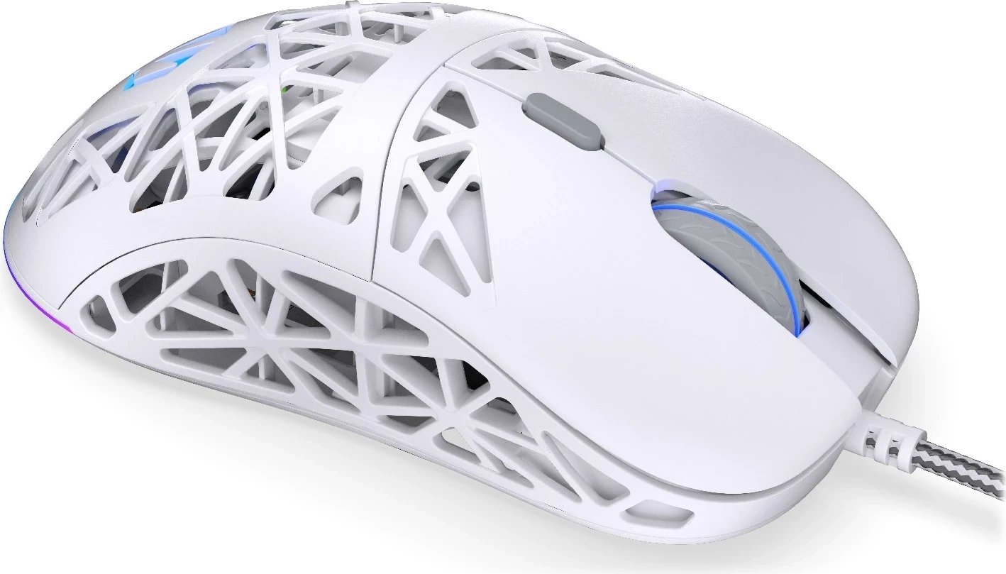 Maus gaming ENDORFY LIV Onyx White EY6A021, me kabllo, ARGB, i bardhë