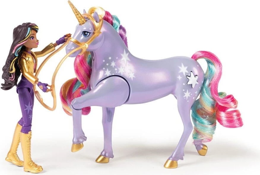 Lodra SPIN MASTER Unicorn Academy, set me kukull dhe njëbrirësh, shumëngjyrësh