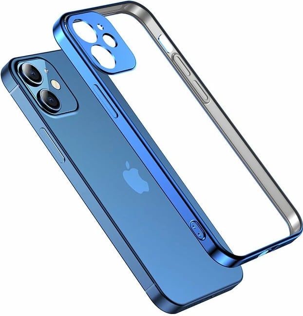 Mbështjellës Joyroom New Beauty Series JR-BP744 për iPhone 12 Pro Max, i hollë, kornizë elektroplatuar, i zi