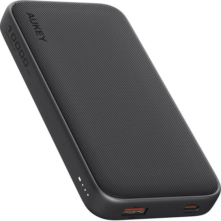 Power bank AUKEY PB-Y46P Spark Go, 10000mAh, 22.5W, 2xUSB, USB-C kabllo, Zi