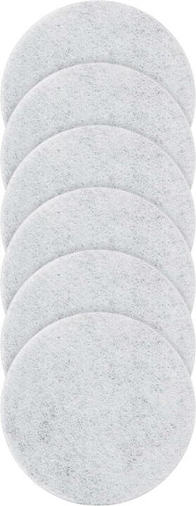 Set filtra Homerunpet HC15.F06 për komplet pastrimi të kafshëve, 6 copë, Bardhë