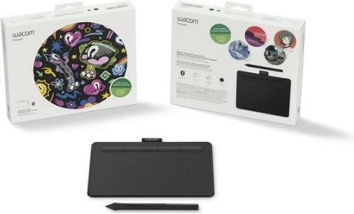 Tabletë grafike Wacom Intuos S Bluetooth, 2540 lpi, 152 x 95 mm, USB/Bluetooth, Pen, E zezë