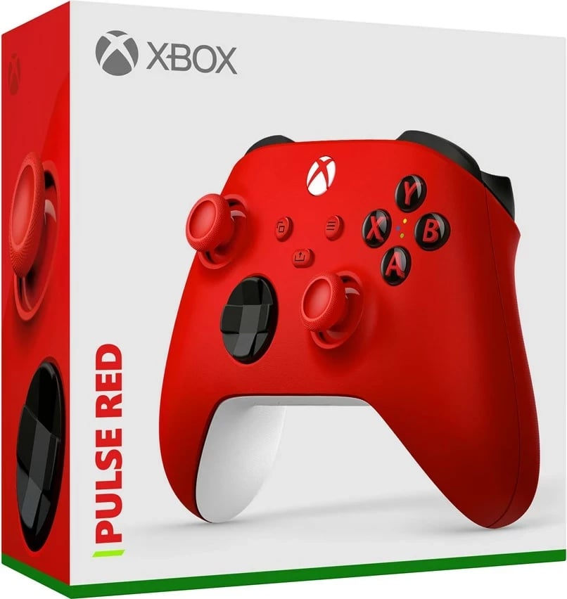 Gamepad Microsoft Xbox Wireless Controller QAU-00012, Bluetooth/USB, i kuq