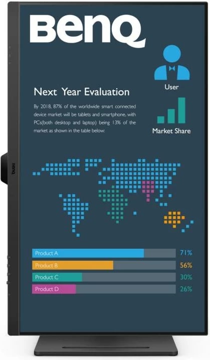 Monitor BenQ BL2490 24" LCD/TFT i rrafshët, e zezë