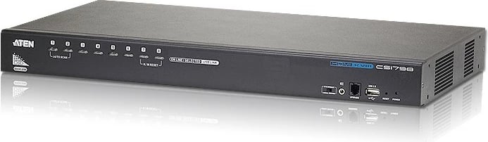 KVM switch ATEN CS1798, 8 porta, HDMI, USB, e zezë