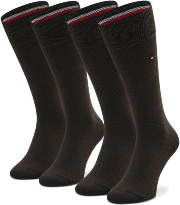 Çorape për meshkuj Tommy Hilfiger, 2 palë, të kafta