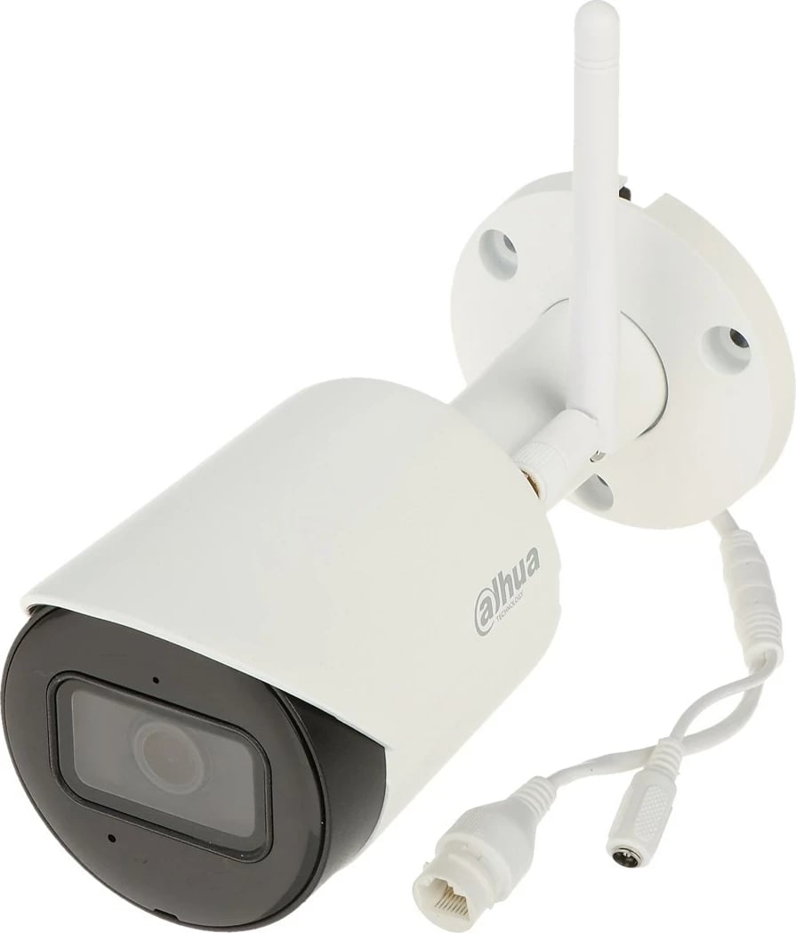 Kamerë IP DAHUA IPC-HFW1230DS-SAW-0280B, Full HD, Wi-Fi, e bardhë