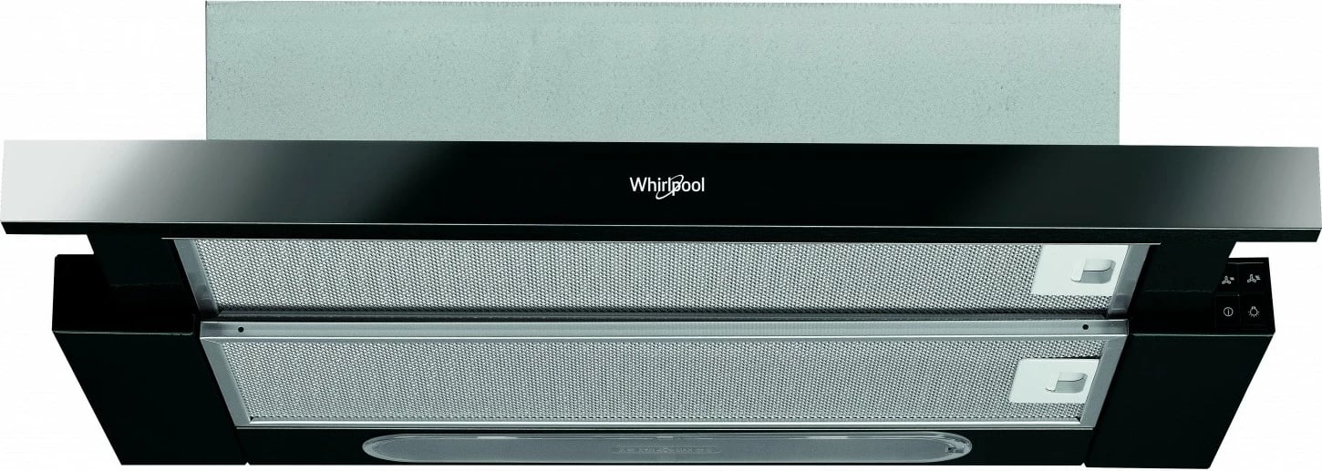 Aspirator teleskopik Whirlpool AKR750GK, i integruar, LED, zi/gri