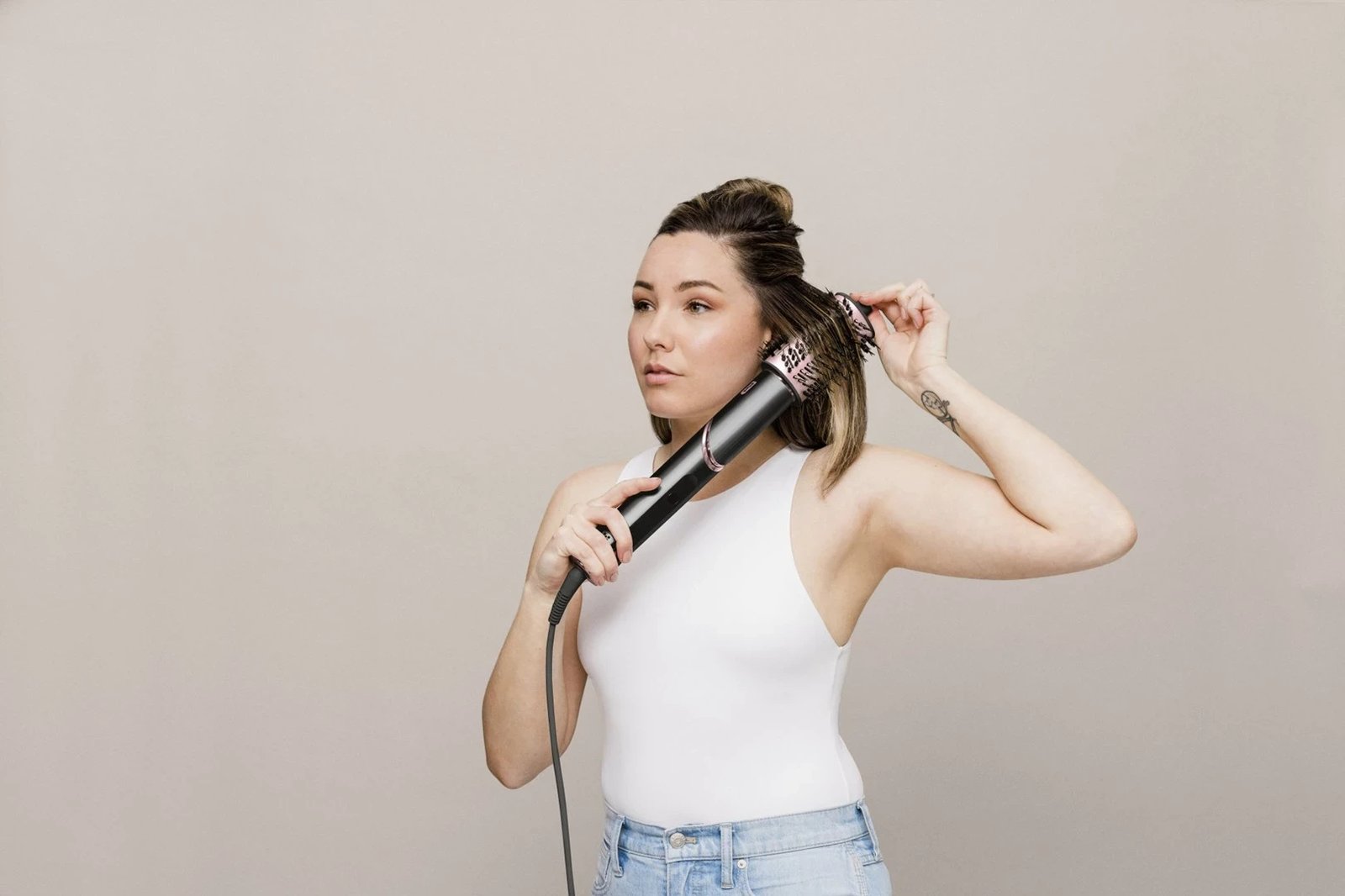 Multistyler për flokë Shark FlexStyle 5-in-1, 1400 W, HD440EU, zi/rozë