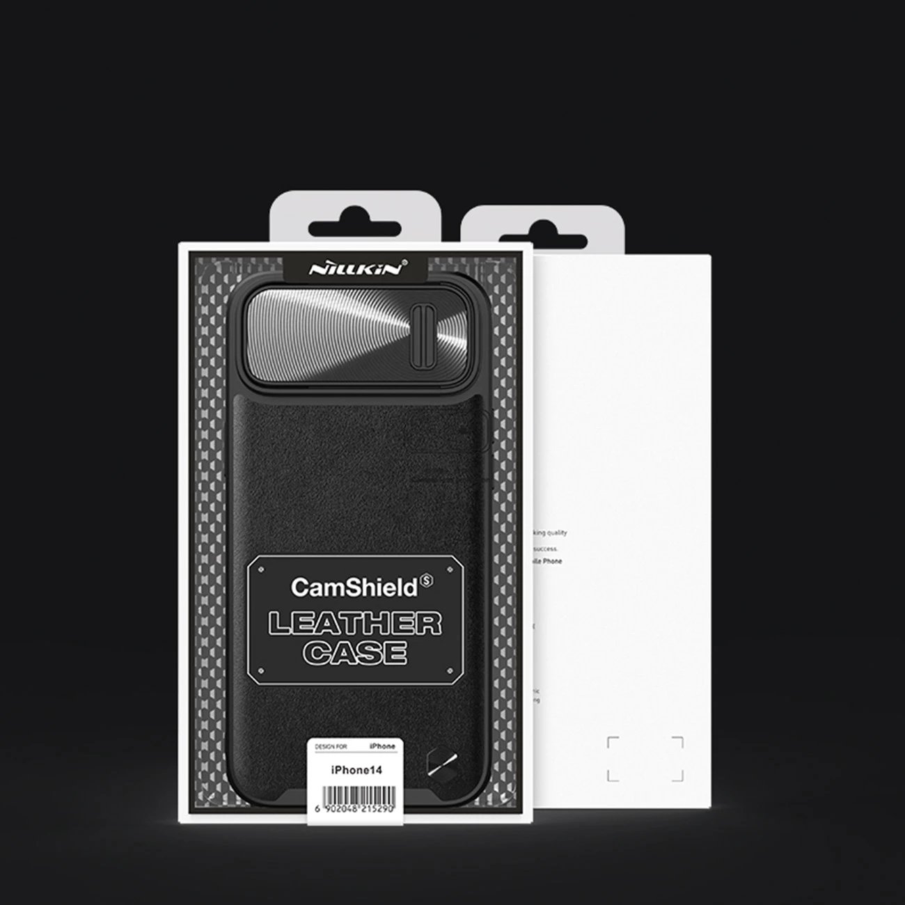 Mbështjellës Nillkin CamShield Leather S Case për iPhone 14 Plus, me kapak kamere, Jeshil